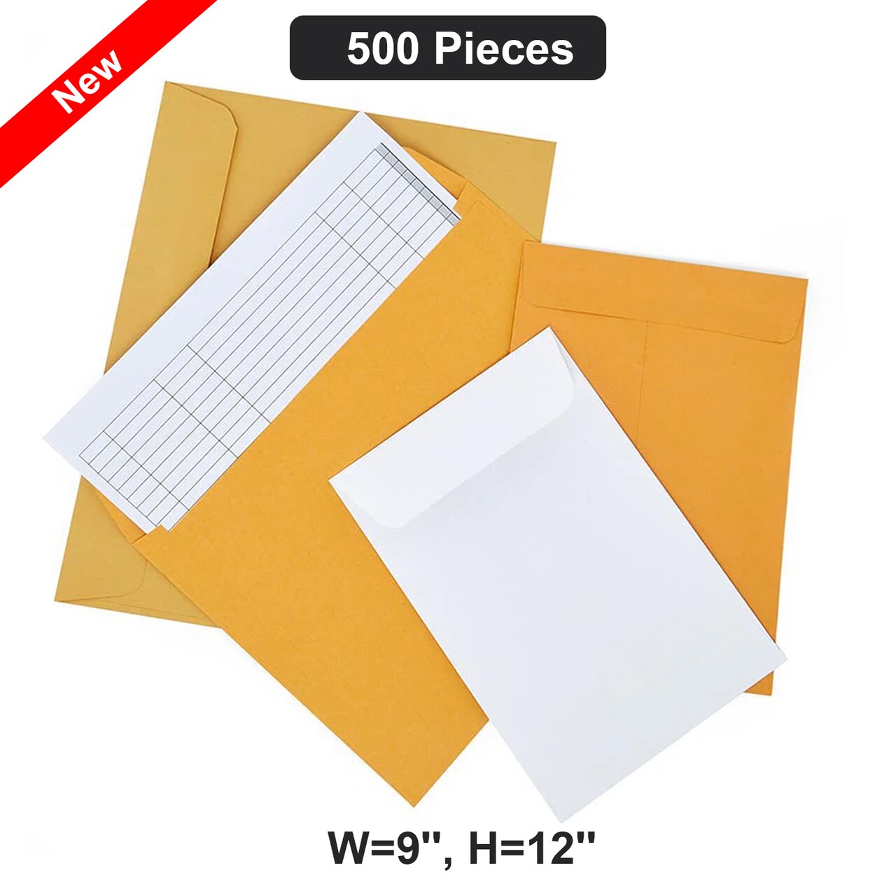 Manila Catalog Envelopes 9'' Wide x 12'' Deep for Secure Shipping